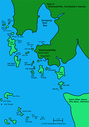 cambodian island map